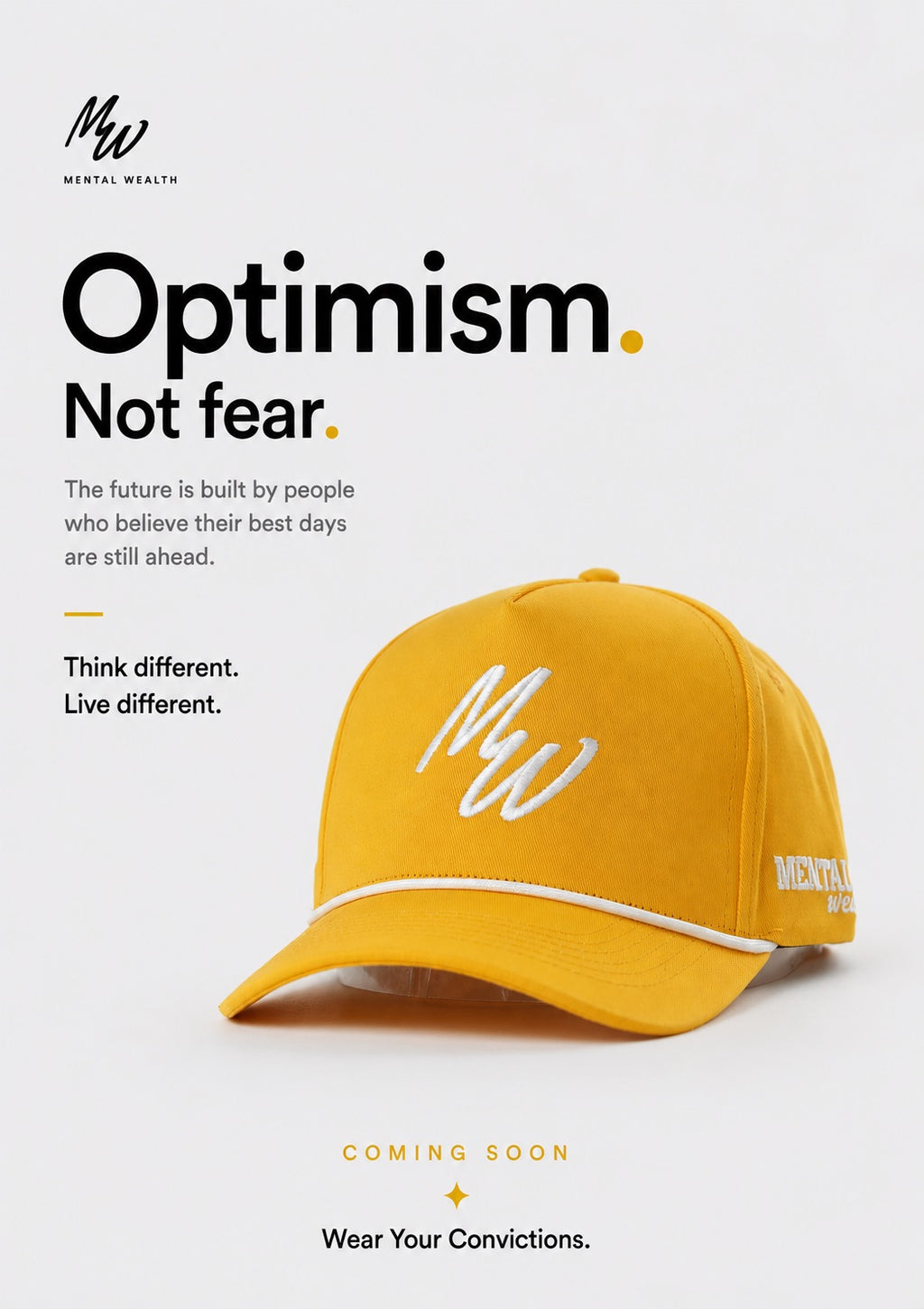 Mental Wealth Hat -Optimism