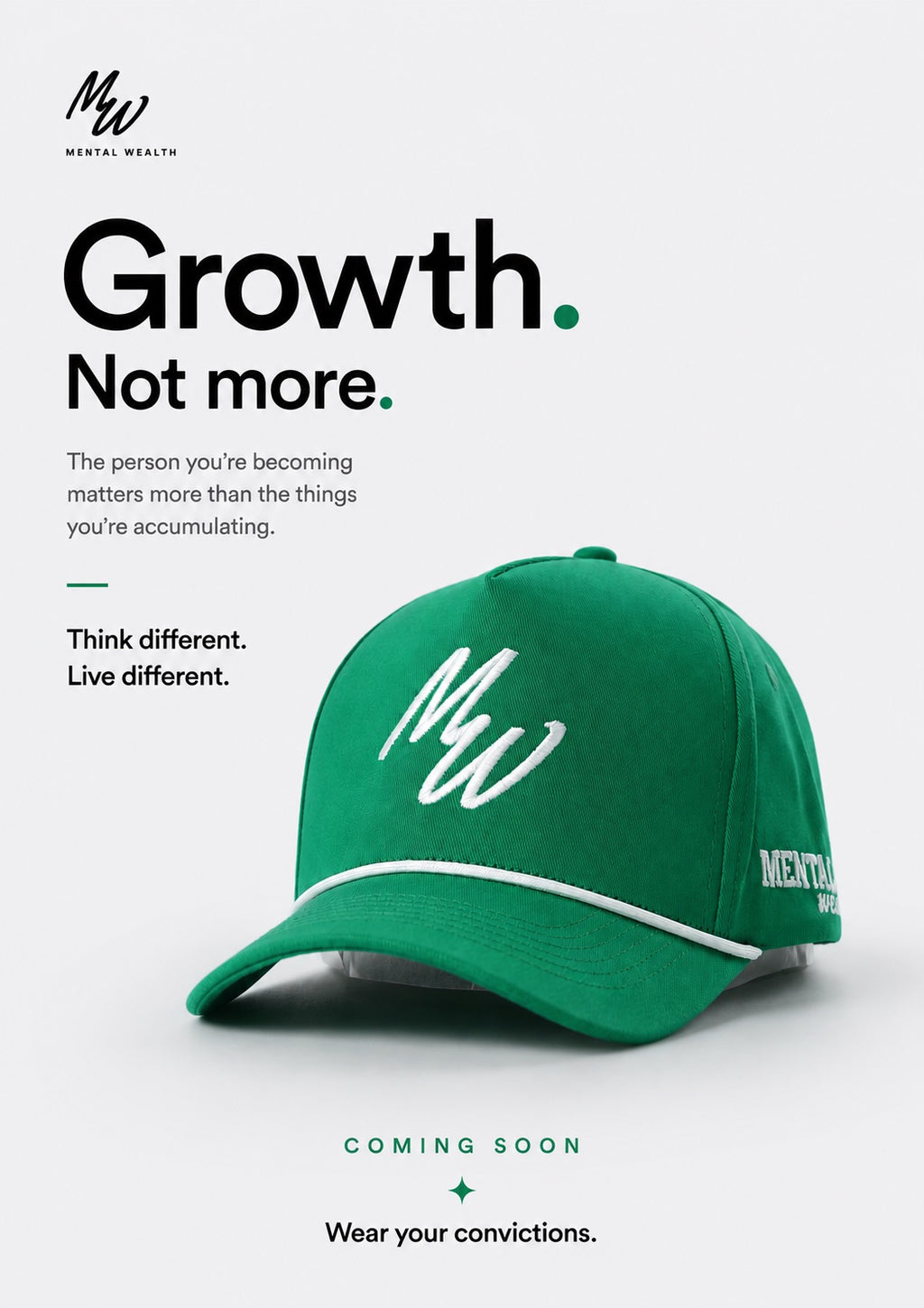 Mental Wealth Hat - Growth