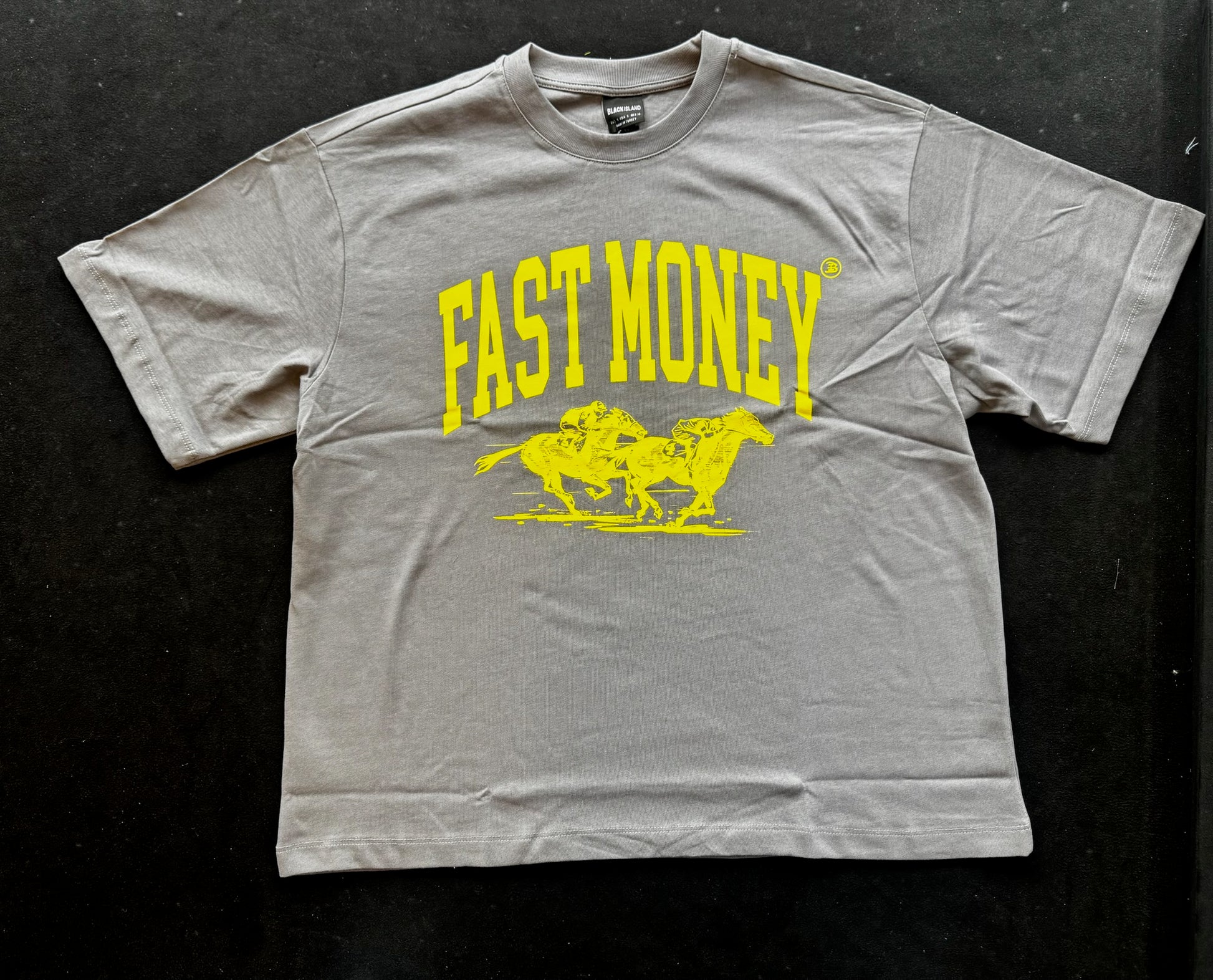 BLACK ISLAND  Fast Money Oversized T-Shirt