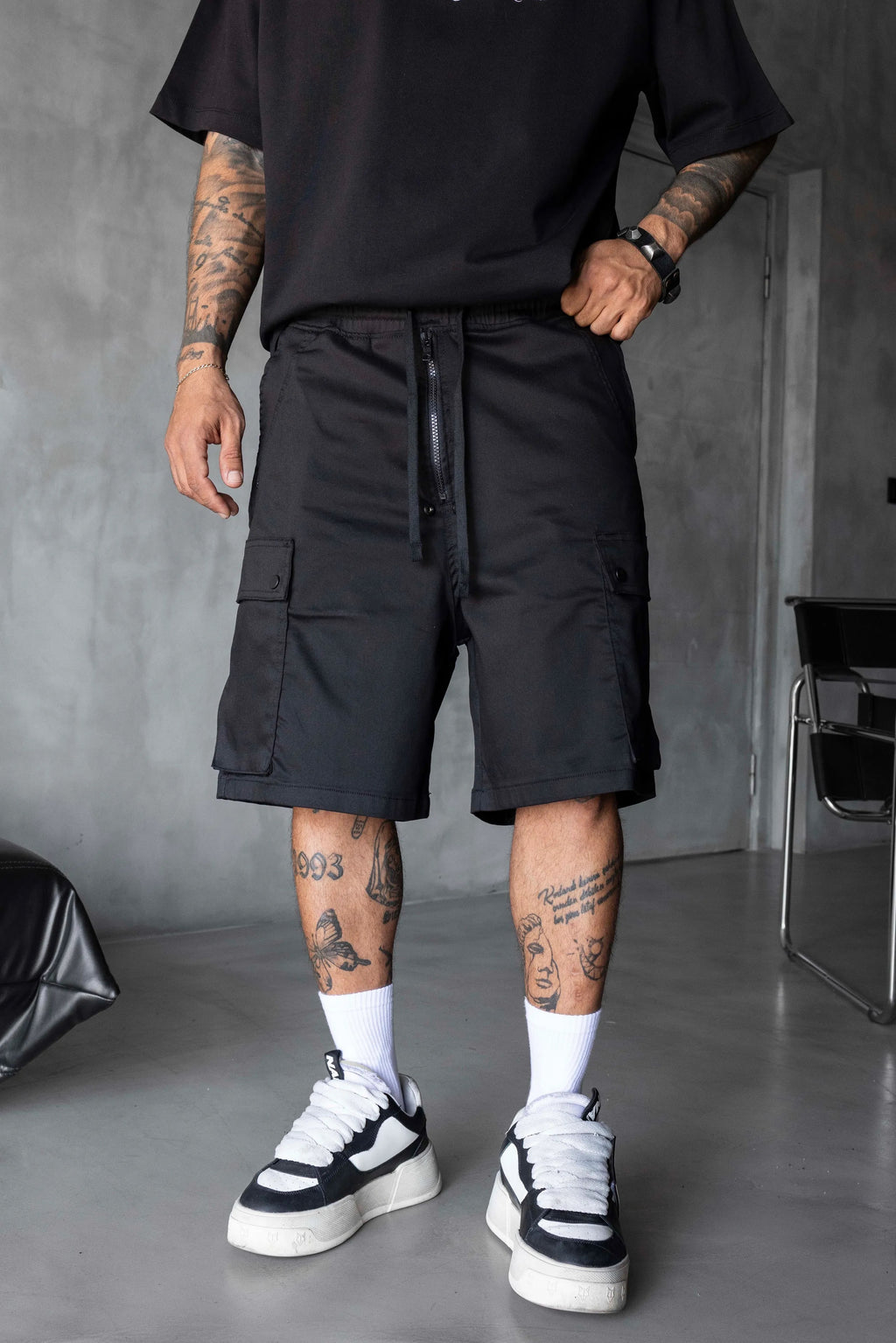 BLACK ISLAND Classic Cargo Shorts